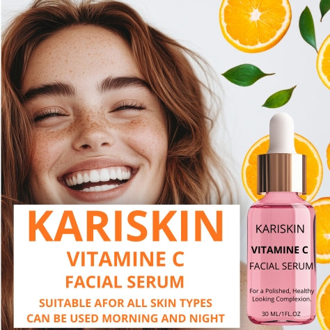 Sérum Visage Vitamine C Éclat | Anti-Taches & Teint Lumineux | 30ML | Kariskin