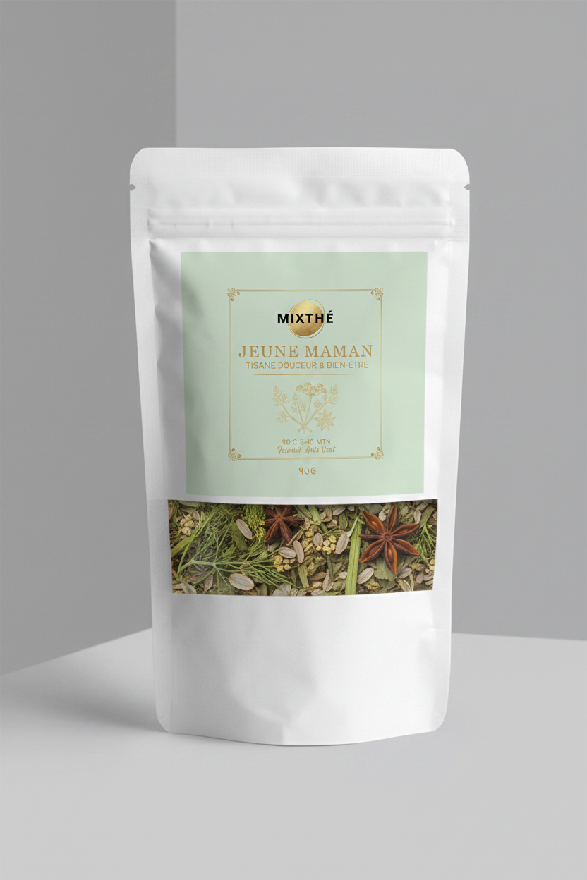 Tisane Jeune Maman | Fenouil & Anis Vert – 90G | MixThé