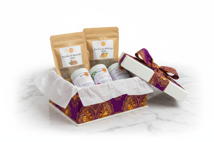 Coffret cadeau avec vrais produits Made In Sen Industry