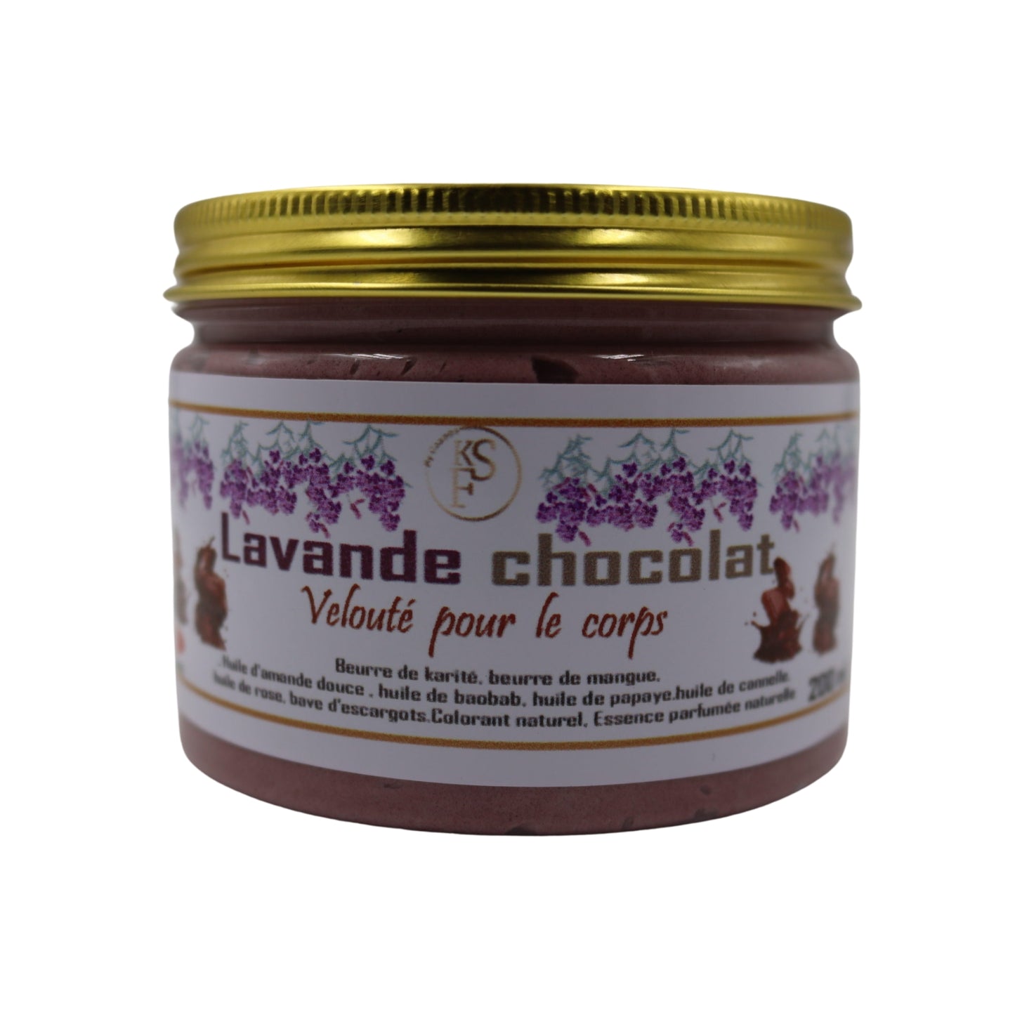 CRÈME ULTRA RICHE DE BEURRE DE KARITÉ LAVANDE CHOCOLAT VISAGE CORPS