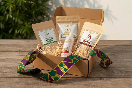 Coffret Cadeau Beauty Box | Moringa, Hibiscus & Baobab 250G | Kariskin