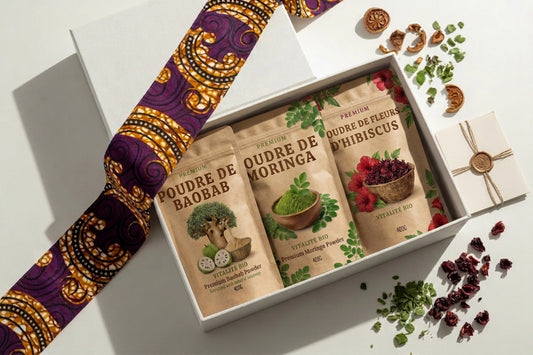 Coffret Cadeau Vitalité Bio | Baobab, Moringa & Hibiscus 250G