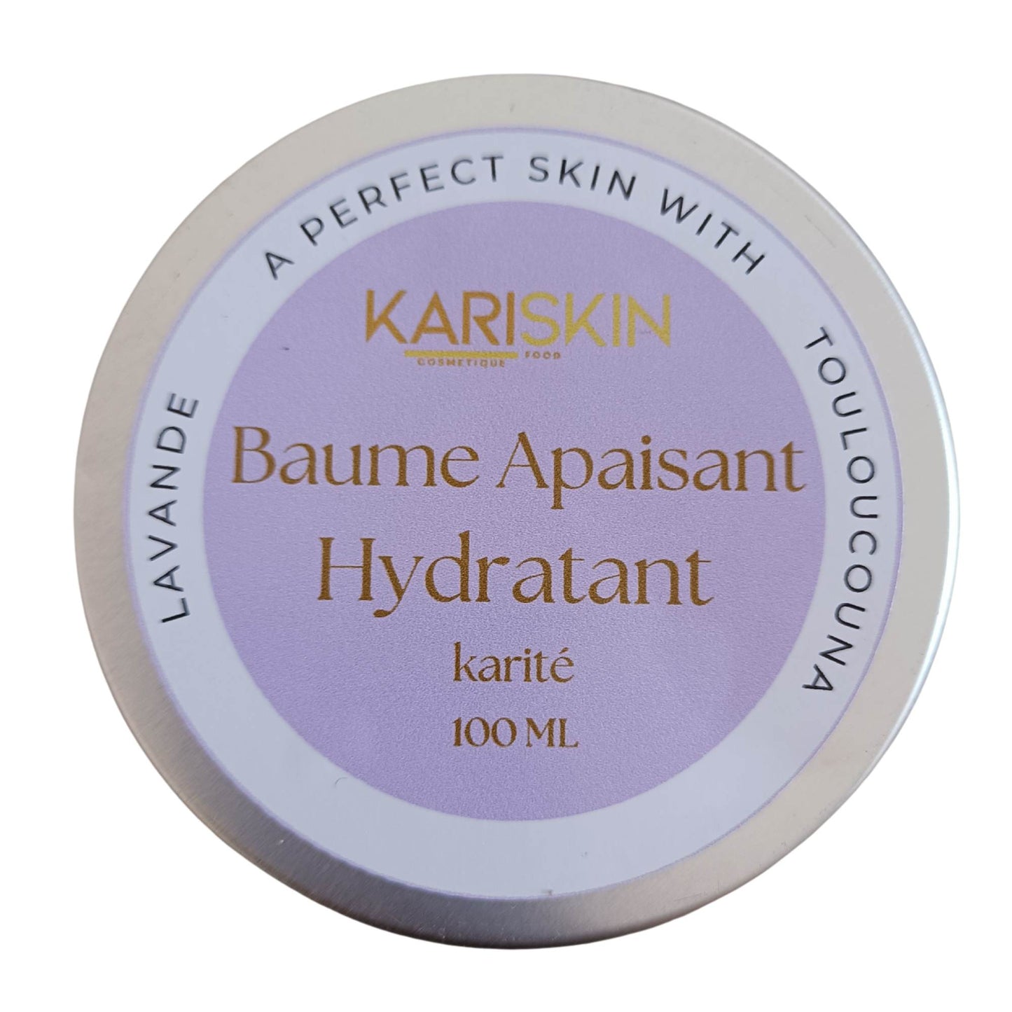 Baume Apaisant au Karité | Lavande & Huile de Touloucouna | 100G | Kariskin