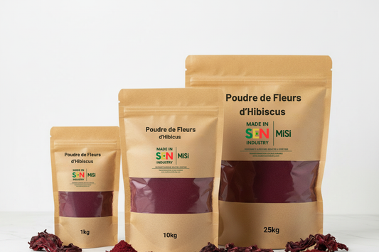 Poudre de Fleurs d'Hibiscus Rouge — Grossiste B2B