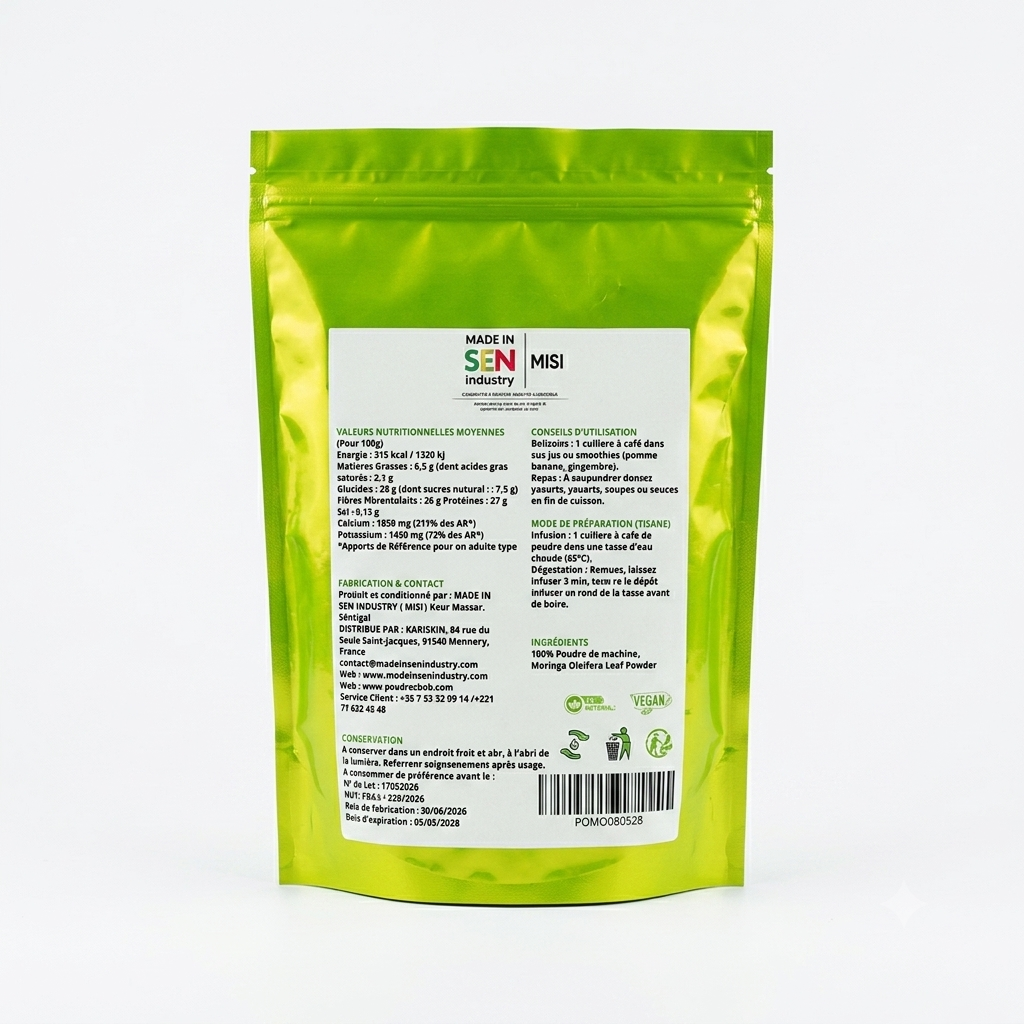 Poudre De Moringa 400g