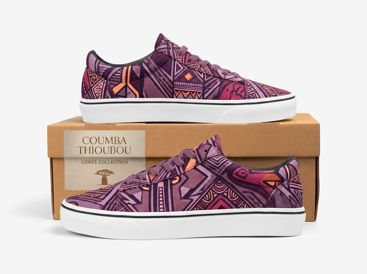 Sneakers Wax Violettes – Gorée