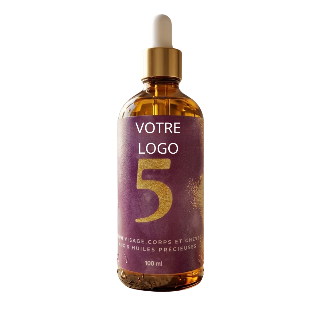 FIVE | Huile de Soin 5 Huiles Précieuses | Marque Blanche