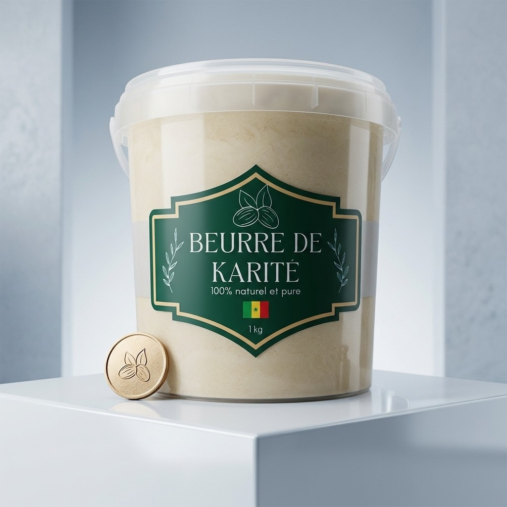 Beurre de Karité Pur 1KG | Marque Blanche