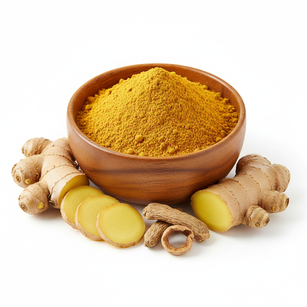 Bol de poudre de gingembre