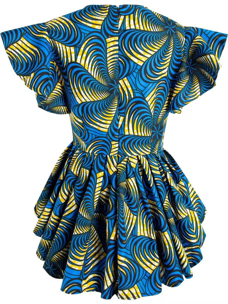 Blouse Femme Imprimé Africain Ankara | Haut Tribal Kente en Wax – L'île de Gorée