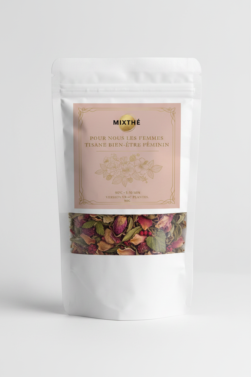Tisane Pour Nous Les Femmes | Vétiver, Petit Cola & Thé Vert – 90G | MixThé