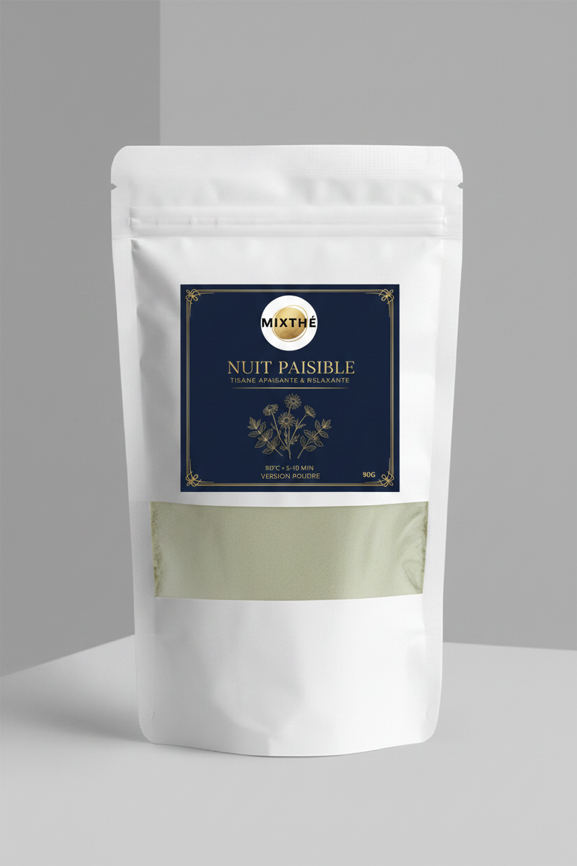 Tisane Nuit Paisible | Camomille, Menthe & Verveine – 90G | MixThé
