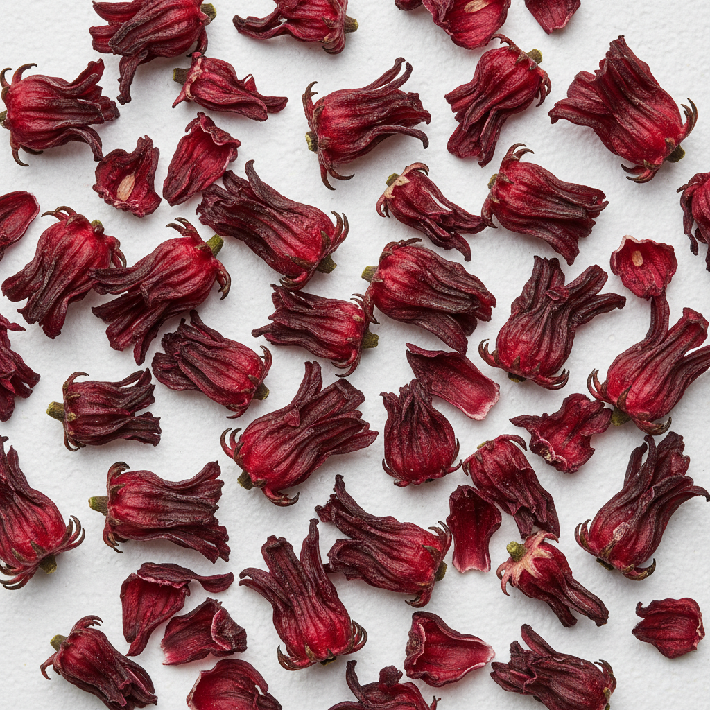 Fleurs d'Hibiscus Rouge Séchées — Grossiste B2B