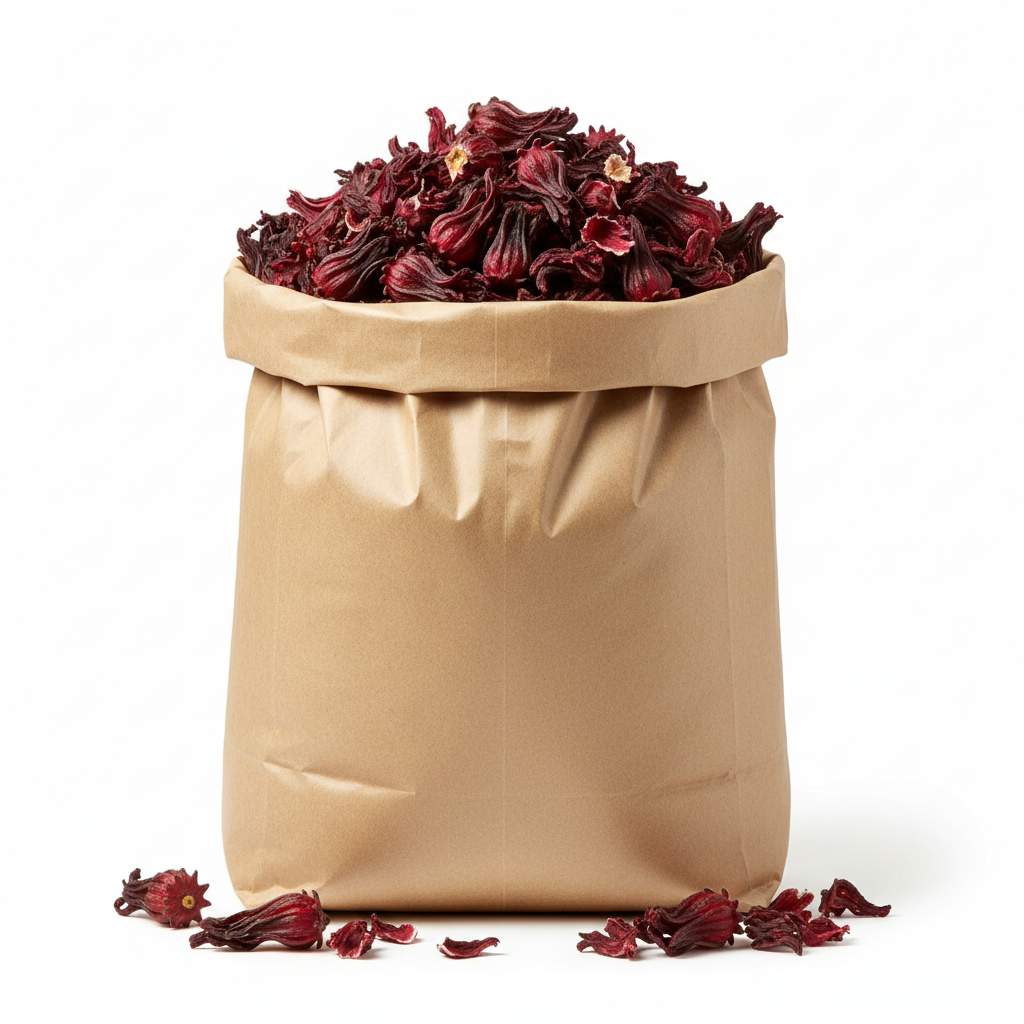Fleurs d'Hibiscus Rouge Séchées — Grossiste B2B