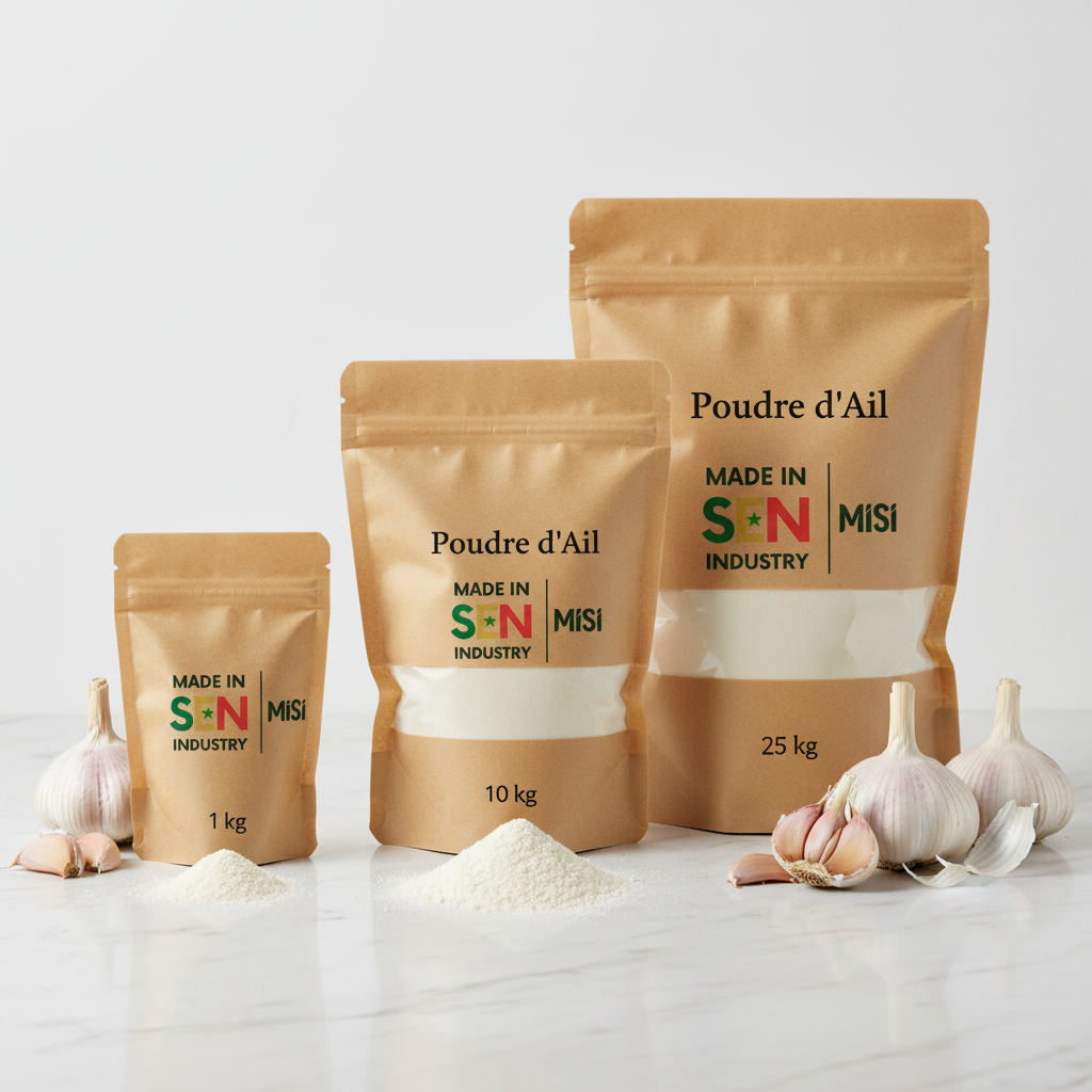 Poudre d'Ail 1kg 10kg 25kg - Made In Sen Industry