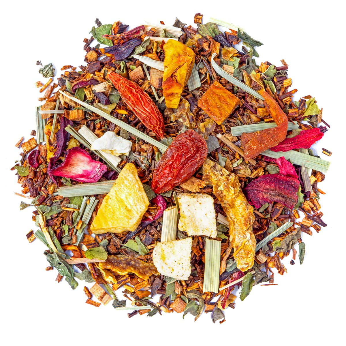 Tisane Énergie Tropicale | Kinkeliba, Moringa, Hibiscus & Mangue – 90G | MixThé