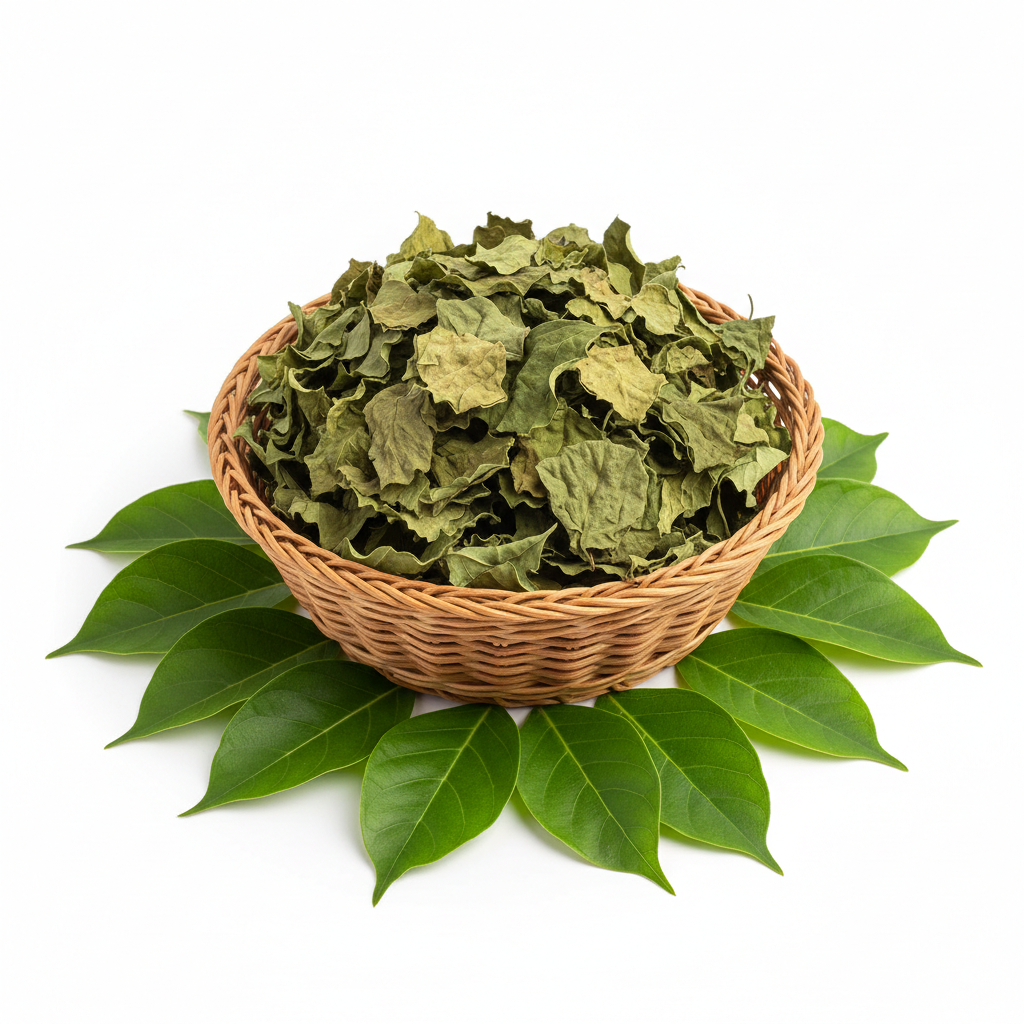 Panier de feuilles de kenkeliba