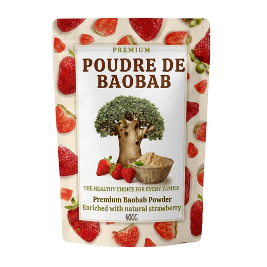 Poudre De Baobab Fraise Bio 400 G