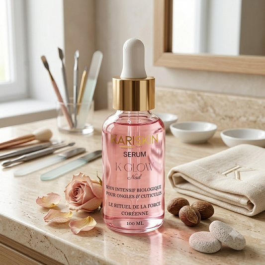 Sérum Ongles Cassants au Karité | Kératine, Ricin & Huile de Rose | 30ML | Kariskin